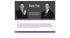 Desktop Screenshot of euro-tax.com.pl