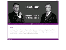 Tablet Screenshot of euro-tax.com.pl