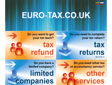 Tablet Screenshot of euro-tax.co.uk